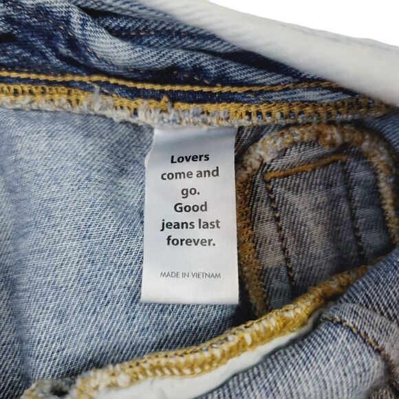 PacSun Crossover Waist Cargo Skate Denim Mini Skirt in Light Blue Size 24 - Picture 6 of 9